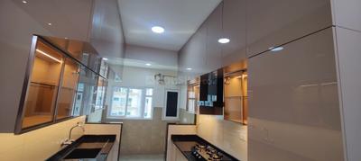 Kitchen Image of 1700 Sq.ft 3 BHK Apartment / Flat for rent in L And T Olivia At Raintree Boulevard, Sahakara Nagar Bengaluru for Rs. 73000