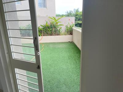 Balcony Image of 850 Sq.ft 2 BHK Apartment / Flat for rent in Vilas Yashwin Orizzonte, Chokhi Dhani Pune for Rs. 38000