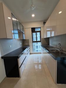 Kitchen Image of 1600 Sq.ft 3 BHK Apartment / Flat for rent in Adani Ten BKC, Bandra East Mumbai for Rs. 250000