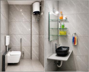 Bathroom Image of 900 Sq.ft 2 BHK Independent House for rent in Scheme No 54 Indore for Rs. 15000