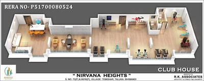 Image of 611 Sq.ft 1 BHK Apartment / Flat for sale in Bhiwandi, Thane for Rs. 2700000
