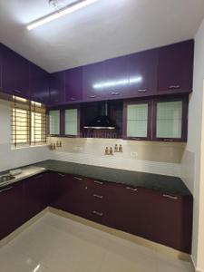 Kitchen Image of 1150 Sq.ft 2 BHK Apartment / Flat for rent in MJ Lifestyle Amadeus, Rayasandra Bengaluru for Rs. 36000