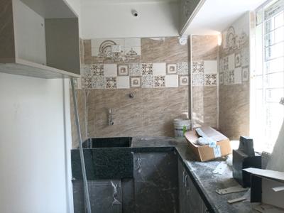 Kitchen Image of 550 Sq.ft 1 BHK Apartment / Flat for rent in Mahadevapura Bengaluru for Rs. 25000