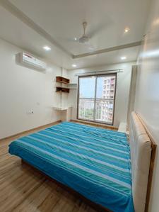Bedroom Image of 1600 Sq.ft 3 BHK Apartment / Flat for rent in Samnani Ishawar Prestige, Anandvalli Nashik for Rs. 40000