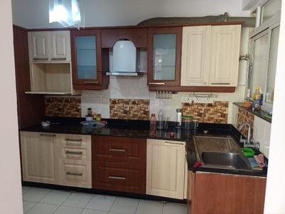 Kitchen Image of 1750 Sq.ft 3 BHK Apartment / Flat for rent in Ajmera Green Acres, Kalena Agrahara Bengaluru for Rs. 45000