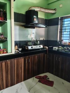 Kitchen Image of 1250 Sq.ft 1 BHK Apartment / Flat for rent in Nayapalli Bhubaneswar for Rs. 17000