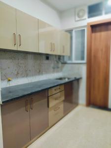 Kitchen Image of 1000 Sq.ft 1 BHK Builder Floor for rent in Mahalakshmi Nagar Indore for Rs. 16000