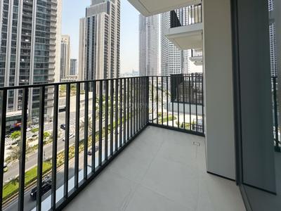 Balcony Image of 635 Sq.ft 1 BHK Apartment / Flat for sale in Dubai Creek Harbour Dubai for Rs. 44367926