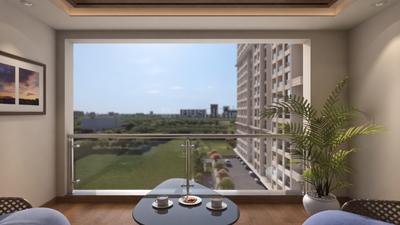 Balcony Image of 1538 Sq.ft 3 BHK Apartment / Flat for sale in Galaxy Orizzonte Phase 1, Sus Pune for Rs. 13500000
