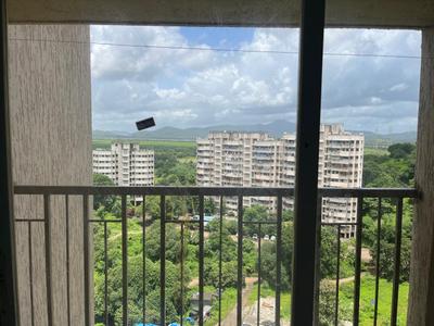 Balcony Image of 560 Sq.ft 1 BHK Apartment / Flat for rent in Raunak Unnathi Woods Phase 4 and 5, Thane West Thane for Rs. 16000