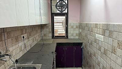 Kitchen Image of 445 Sq.ft 2 BHK Builder Floor for sale in Matiala New Delhi for Rs. 2000000