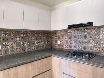 Kitchen Image of 450 Sq.ft 1 BHK Apartment / Flat for rent in Pyramid Urban Homes, Sector 70A Gurgaon for Rs. 24000