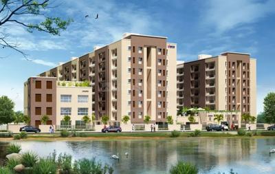 Image of 968 Sq.ft 2 BHK Apartment / Flat for sale in Lancor TCP Altura Block C, Sholinganallur, Chennai for Rs. 7500000