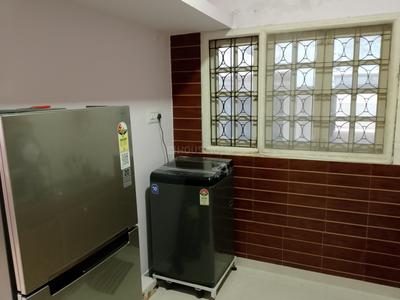 Kitchen Image of 950 Sq.ft 1 BHK Apartment / Flat for rent in Benson Manor, Benson Town Bengaluru for Rs. 35000