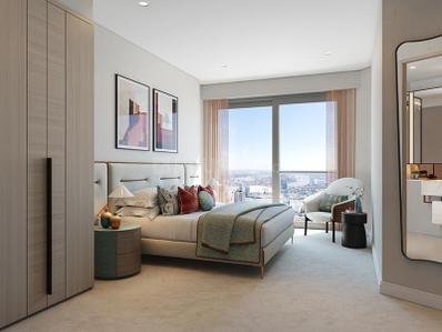 Bedroom Image of 2250 Sq.ft 4 BHK Apartment / Flat for sale in Escon Primera Phase 1, PR7 Airport Road Zirakpur for Rs. 24400000