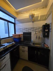 Kitchen Image of 600 Sq.ft 2 BHK Apartment / Flat for rent in Radhika Shanti Villa, Silicon City Indore for Rs. 15000