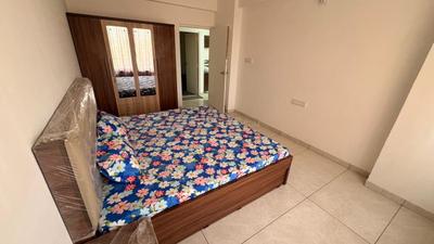 Bedroom Image of 910 Sq.ft 3 BHK Apartment / Flat for rent in Radhekrishna Shubh Green by Radhekrishna Group, Tragad Ahmedabad for Rs. 32000