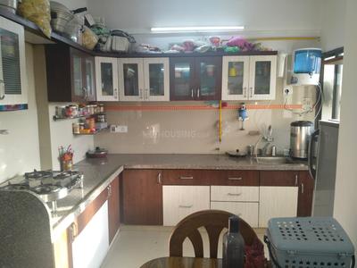 Kitchen Image of 1035 Sq.ft 3 BHK Apartment / Flat for sale in Vishwanath Maher Homes, Shela Ahmedabad for Rs. 6000000