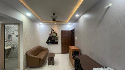 Living Room Image of 560 Sq.ft 1 BHK Apartment / Flat for rent in Espree Eminence, Wadgaon Sheri Pune for Rs. 25000