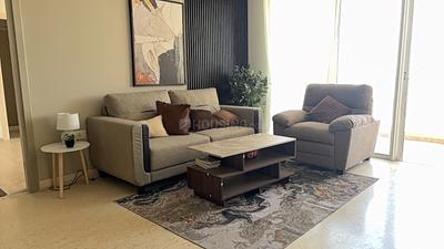 Living Room Image of 1500 Sq.ft 3 BHK Apartment / Flat for sale in DLF Regal Gardens, Sector 90 Gurgaon for Rs. 21500000
