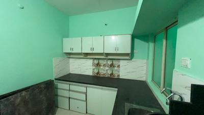 Kitchen Image of 750 Sq.ft 3 BHK Independent House for rent in Limbodi Indore for Rs. 17000