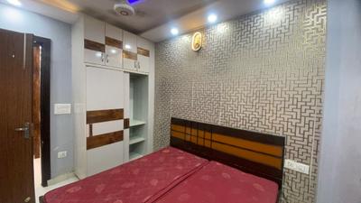 Bedroom Image of 1000 Sq.ft 3 BHK Builder Floor for rent in Dwarka Mor New Delhi for Rs. 28000