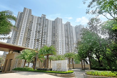 Image of 600 Sq.ft 1 BHK Penthouse for rent in Lodha Amara, Kolshet, Thane for Rs. 27000