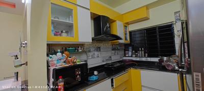 Kitchen Image of 1350 Sq.ft 3 BHK Apartment / Flat for rent in Radha Kunja Galaxy , Madhyamgram Kolkata for Rs. 30000