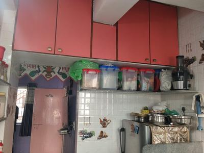 Kitchen Image of 510 Sq.ft 1 BHK Apartment / Flat for sale in Bodakdev Ahmedabad for Rs. 4500000