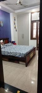 Bedroom Image of 1200 Sq.ft 3 BHK Builder Floor for rent in Vaishali Ghaziabad for Rs. 28000