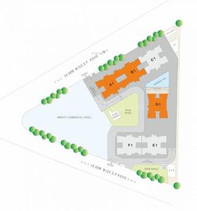 Image of 1020 Sq.ft 2 BHK Apartment / Flat for sale in Pharande Felicity, Ravet, Pune for Rs. 6500000
