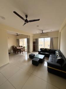 Hall Image of 2000 Sq.ft 3 BHK Apartment / Flat for rent in Shree Red Coral Hamptons, New Gotri Vadodara for Rs. 40000