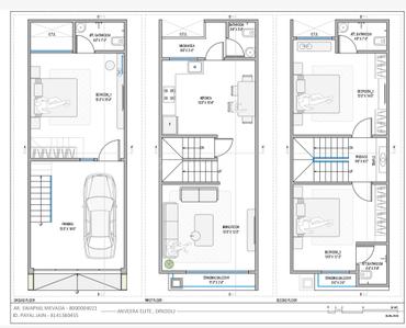 Image of 1596 Sq.ft 3 BHK Independent House for sale in Dindoli, Surat for Rs. 5651000