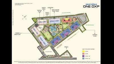 Image of 1377 Sq.ft 2 BHK Apartment / Flat for sale in Smartworld One DXP, Sector 113, Gurgaon for Rs. 25000000