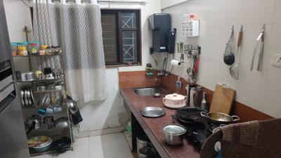 Kitchen Image of 750 Sq.ft 1 BHK Apartment / Flat for rent in Gawade Kulswamini Vrindavan, Moshi Pune for Rs. 17500