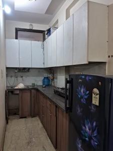 Kitchen Image of 1100 Sq.ft 3 BHK Builder Floor for rent in Sector 24 Rohini New Delhi for Rs. 25000
