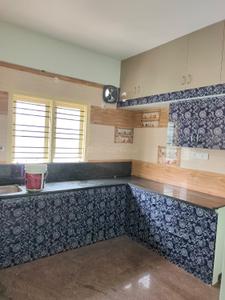 Kitchen Image of 1100 Sq.ft 2 BHK Builder Floor for rent in Kaggadasapura Bengaluru for Rs. 30000
