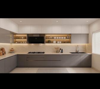 Kitchen Image of 1655 Sq.ft 3 BHK Apartment / Flat for sale in Vrushabadri Spring Park, Gonighattapura Bengaluru for Rs. 12000000