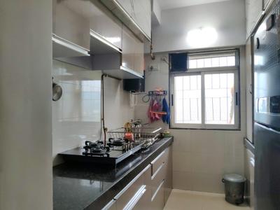 Kitchen Image of 666 Sq.ft 2 BHK Apartment / Flat for sale in Vihang Hills, Thane West Thane for Rs. 9500000