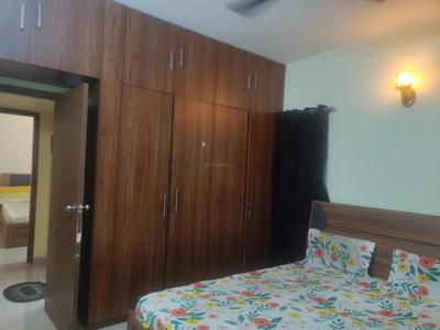 Bedroom Image of 756 Sq.ft 2 BHK Apartment / Flat for rent in Unitech Uniworld City, New Town Kolkata for Rs. 35000