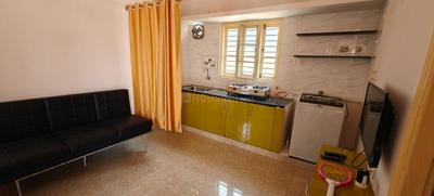 Kitchen Image of 600 Sq.ft 1 BHK Builder Floor for rent in Horamavu Bengaluru for Rs. 17000