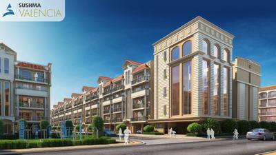 Image of 1800 Sq.ft 3 BHK Builder Floor for sale in Sushma Valencia, Nagla, Zirakpur for Rs. 8000000