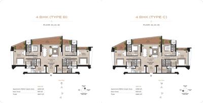 Image of 2356 Sq.ft 3 BHK Apartment / Flat for sale in Evos Alchemy, Raghunathpur, Bhubaneswar for Rs. 19800000