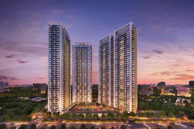 Image of 1517 Sq.ft 2 BHK Apartment / Flat for sale in Indiabulls Heights, Sector 104, Gurgaon for Rs. 19900000