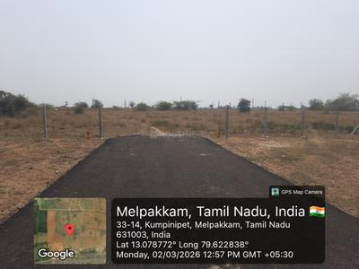 Image of 1440 Sq.ft Residential Plot / Land for sale in Kumpinipet, Ranipet for Rs. 1300000