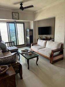 Hall Image of 1700 Sq.ft 3 BHK Apartment / Flat for rent in Airoli Navi Mumbai for Rs. 60000