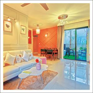 Hall Image of 1200 Sq.ft 2 BHK Apartment / Flat for sale in Ajmera Marina, Yelahanka Bengaluru for Rs. 14100000