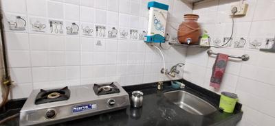 Kitchen Image of 600 Sq.ft 2 BHK Apartment / Flat for rent in Thane West Thane for Rs. 36000