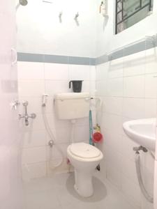 Common Bathroom Image of 680 Sq.ft 2 BHK Apartment / Flat for rent in Shapoorji Pallonji Shukhobrishti, New Town Kolkata for Rs. 14000