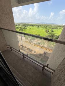 Balcony Image of 1700 Sq.ft 3 BHK Apartment / Flat for rent in Shreenathji Delta Riviera, Ulwe Navi Mumbai for Rs. 100000